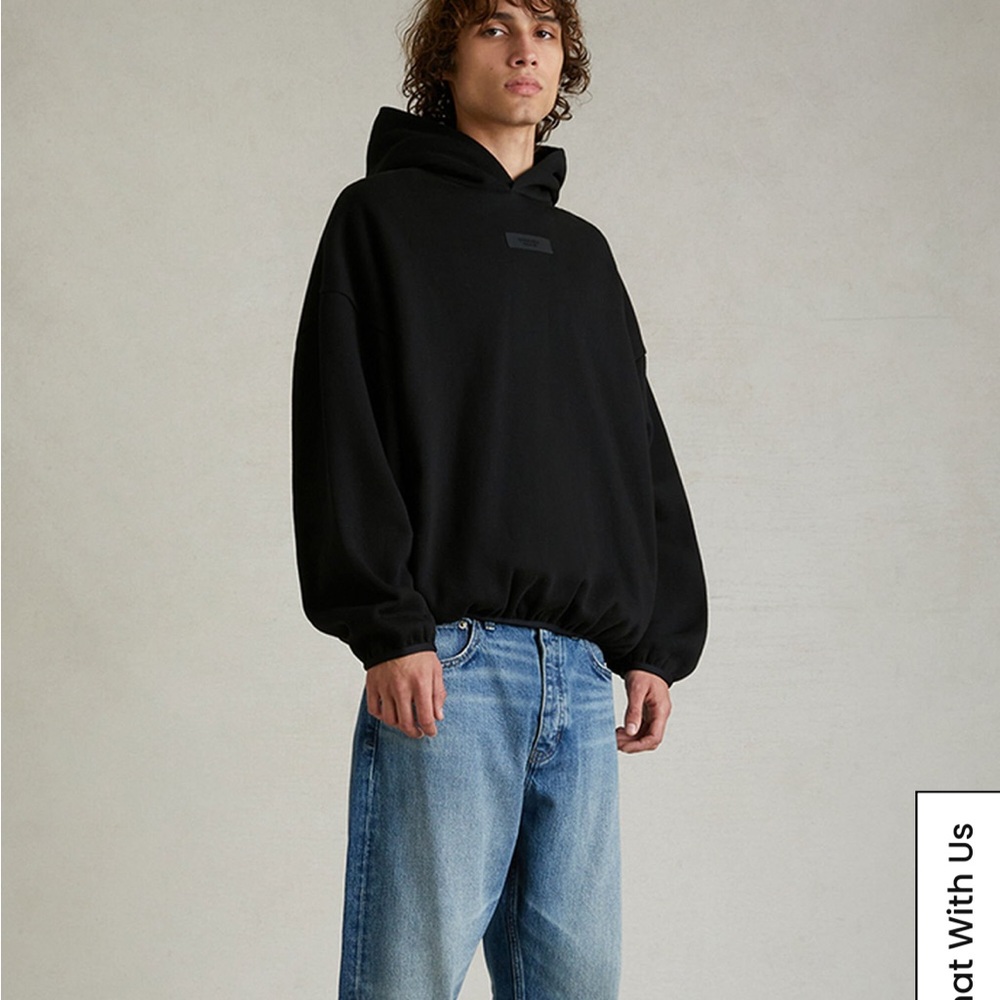 Fear of God Essentials Black Hoodie